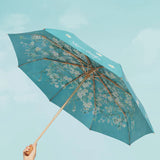 VON LILIENFELD ALMOND BLOSSOMS水色の折りたたみ傘
